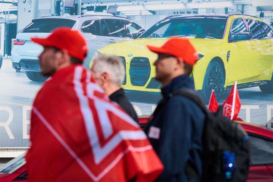 In München wurde bei BMW demonstriert. Sven Hoppe/dpa