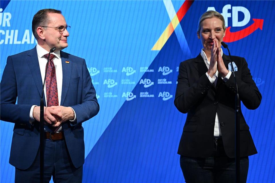 In NRW ist die AfD landesweit drittstärkste Kraft, liegt in Gelsenkirchen aber vorne. S�ren Stache/dpa-Pool/dpa