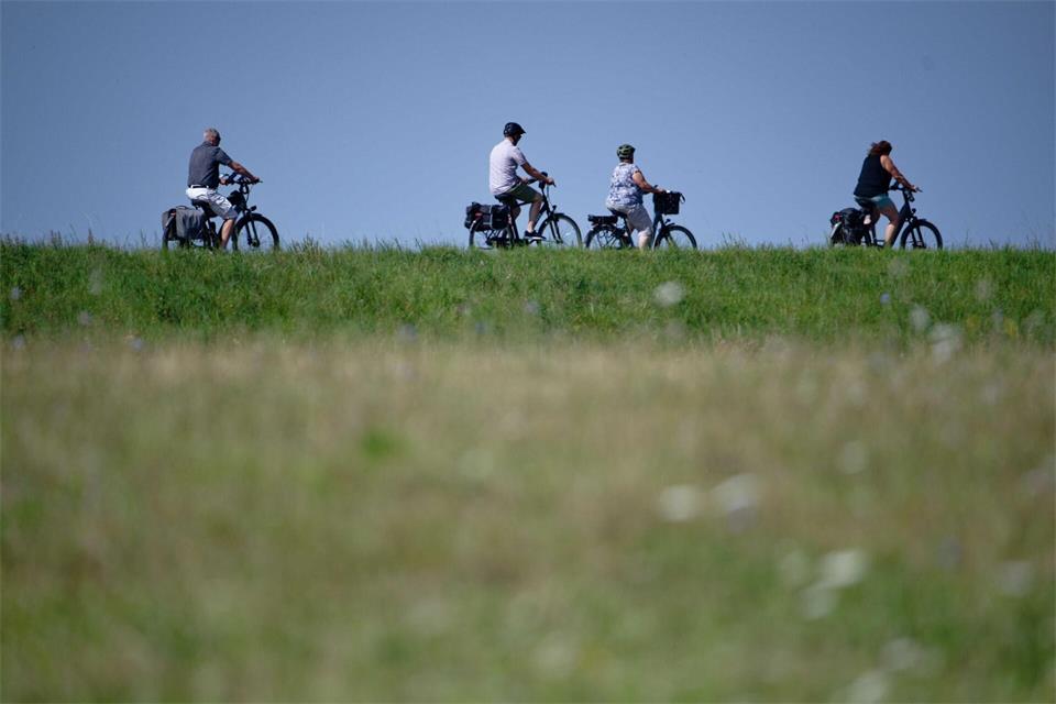 In Niedersachsen ist das E-Bike seit Jahren beliebt. (Symbolbild)Henning Kaiser/dpa
