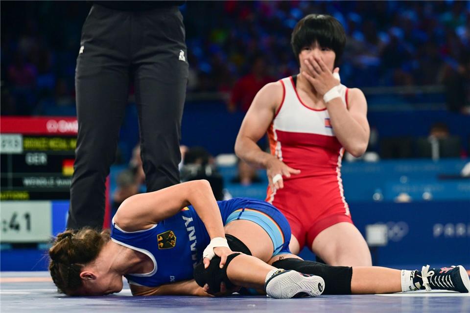 In Paris erlitt Annika Wendle 2024 eine schwere Knieverletzung. (Archivbild)Sina Schuldt/dpa