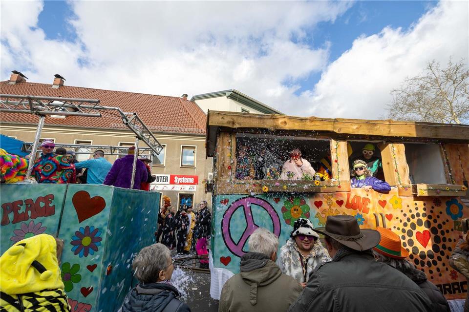 In Radeburg feierten Zehntausende das Spektakel.Daniel Wagner/dpa