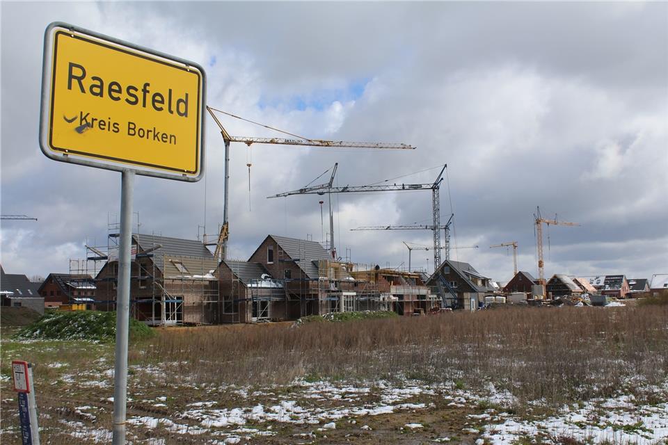 In Raesfeld wird derzeit viel gebaut. Die Gemeinde reagiert damit auf den Bedarf aus dem Ort.