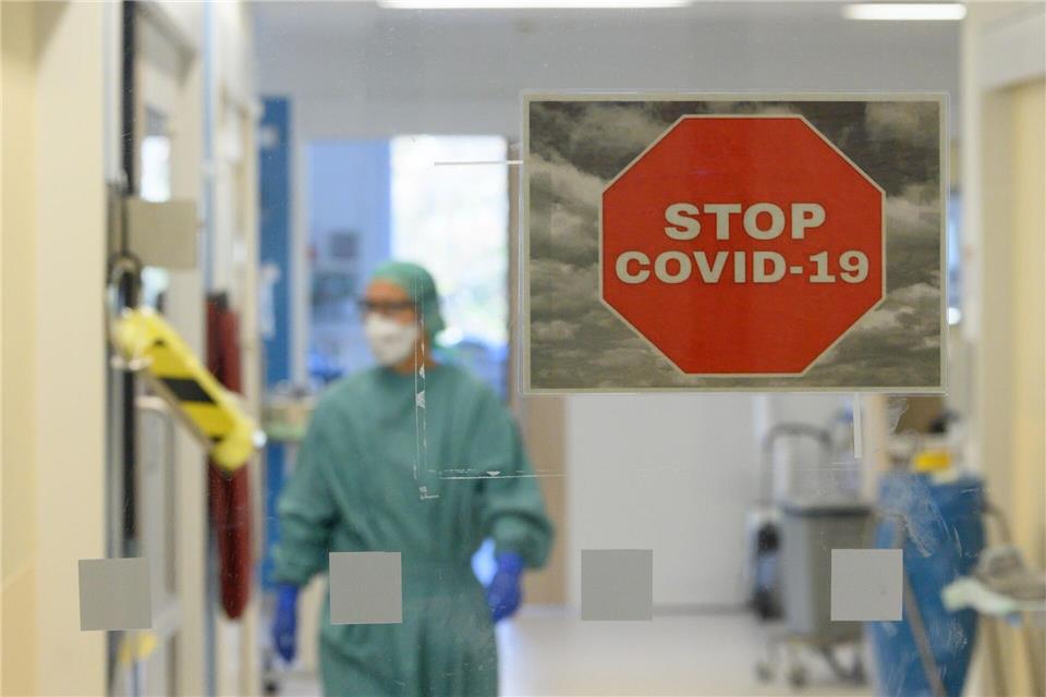 In Sachsen wurden vier Menschen in der Corona-Pandemie zwangsweise isoliert (Archivbild). Robert Michael/dpa-Zentralbild/ZB