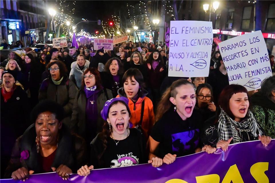 In Spanien gibt es nicht nur Gesetze zum Schutz der Frauen, sondern auch gesellschaftliches Bewusstsein. (Archivbild)Richard Zubelzu/ZUMA Press Wire/dpa