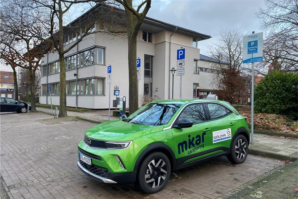 In Südlohn gibt es bereits ein Elektroauto-Sharing mit Beteiligung der Gemeinde.