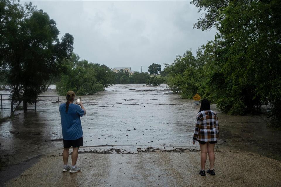 In Texas ist es zu Überschwemmungen gekommen.Joel Angel Juarez/FR172380 AP/AP/dpa