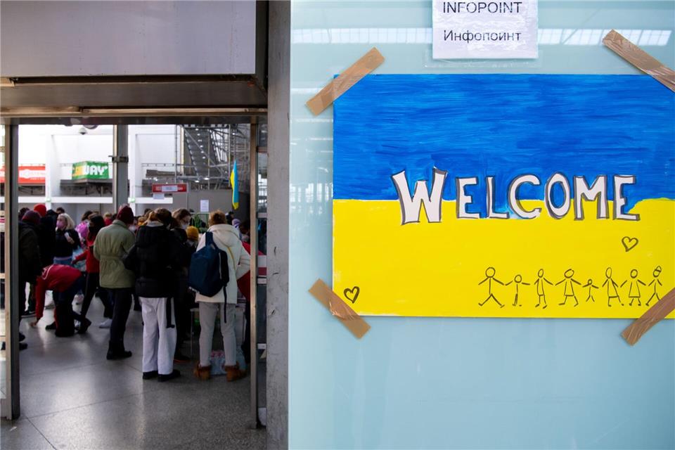 In Thüringen sind im September wieder mehr Menschen aus der Ukraine angekommen. (Symbolbild)Sven Hoppe/dpa