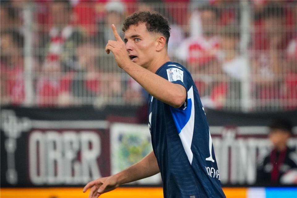 Zwei Elfmeter, ein Platzverweis: Hoffenheim besiegt Union In Topform gegen seinen Ex-Club: Hoffenheims Fisnik Asllani.Soeren Stache/dpa