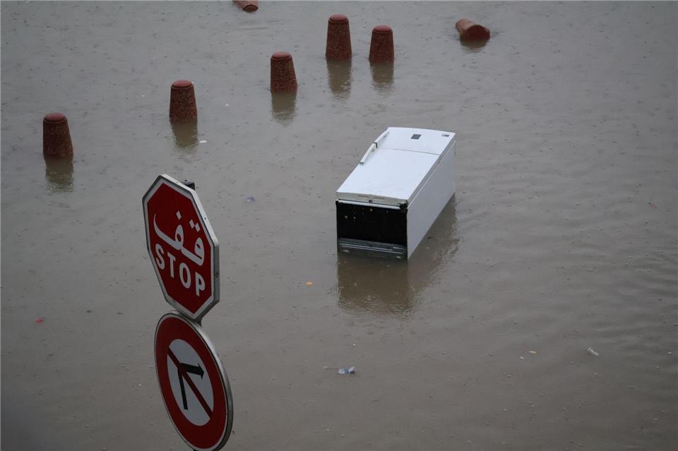 In Tunesien kommt es seit Montag zu schweren Regenfällen und Überschwemmungen.Zhou Haojin/XinHua/dpa