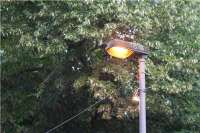 Street lights out in Velen