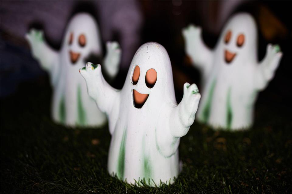 Unbekannte klauen Geisterfiguren  In Wörbzig wurden Geister geklaut. (Symbolbild)Moritz Frankenberg/dpa