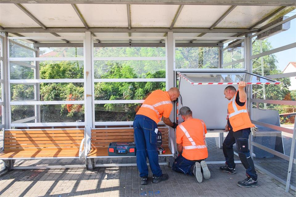 In anderen Bundesländern, wie hier in Magdeburg, wurden die mobilen Handwerkerteams bereits erfolgreich getestet.Klaus-Dietmar Gabbert/dpa