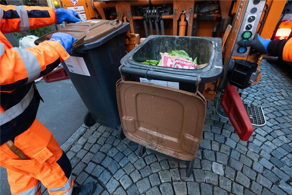 In den Biotonnen finden sich häufig Störstoffe. (Bild-Archiv)Marijan Murat/dpa