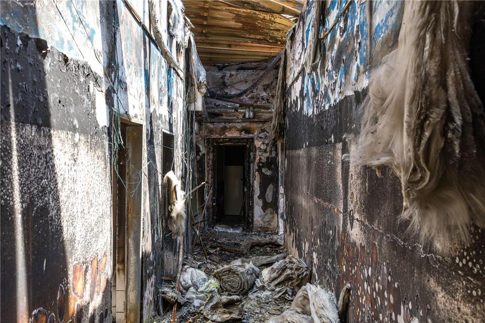 In den Jahren 2024 und 2025 sollen mutmaßliche Mitglieder einer rechtsterroristischen Gruppe mehrere Anschläge verübt haben, unter anderem auf ein Kulturhaus in Altdöbern. (Archivbild)Frank Hammerschmidt/dpa