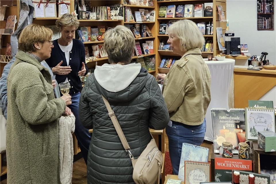 In der Buchhandlung Siebzehn56 gab es Zwiebelkuchen und den neuesten Lesestoff.