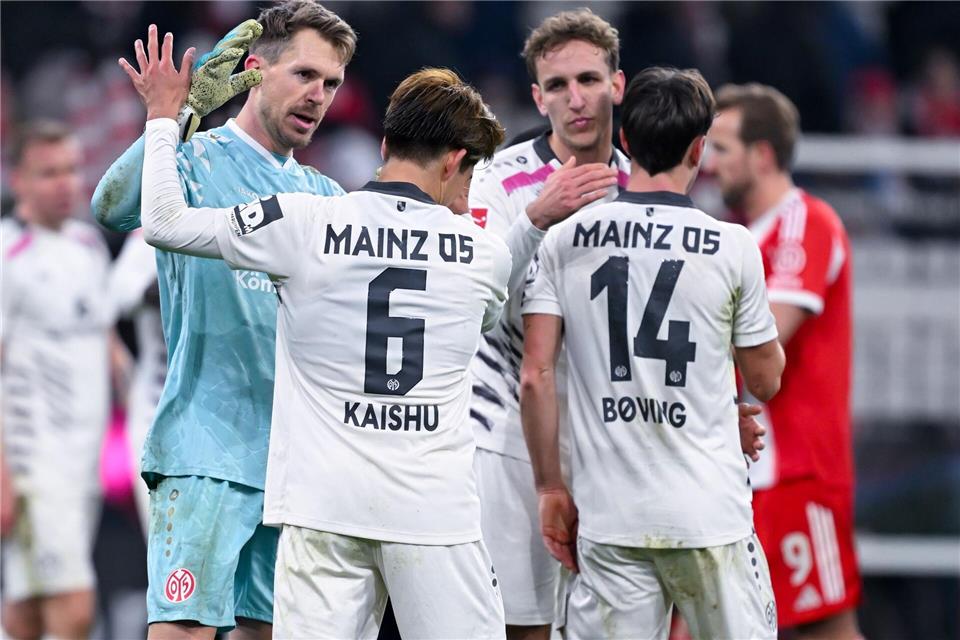 In der Conference League will Mainz erneut wie zuletzt in München jubeln.Sven Hoppe/dpa