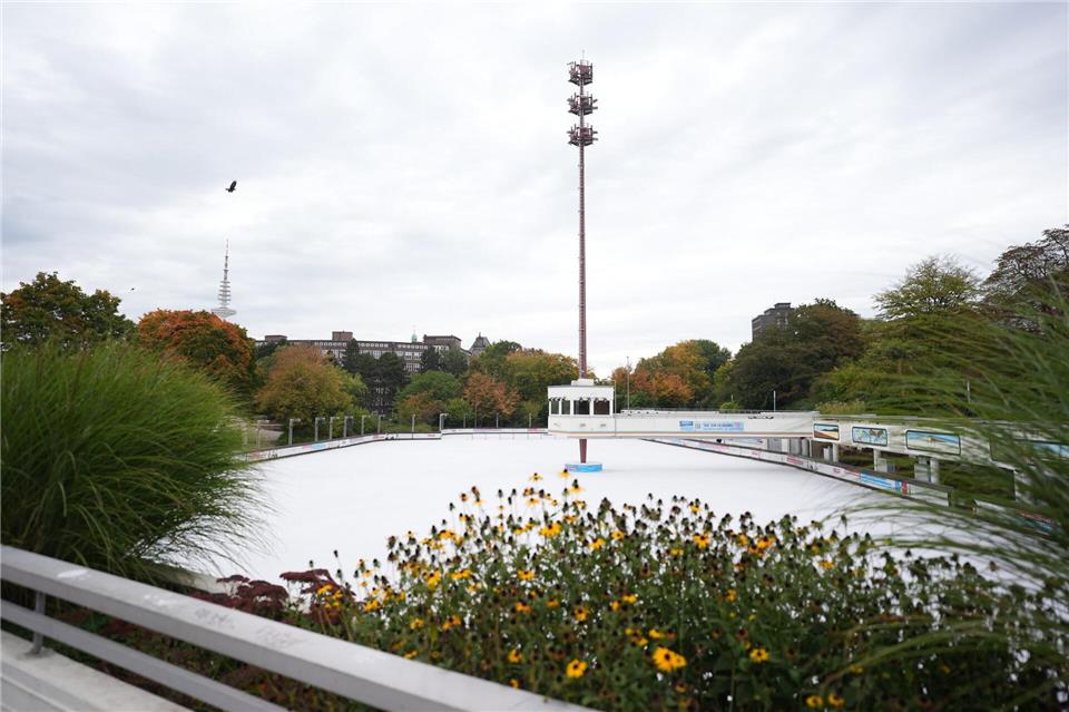 In der Eisarena in Planten un Blomen gibt es unter anderem besondere Preise für Saisontickets und spezielle Familientage. (Archivbild) Marcus Brandt/dpa