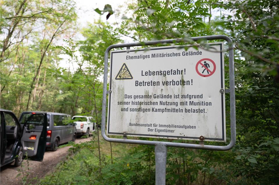 In der Gohrischheide, einem Naturschutzgebiet und früheren Truppenübungsplatz, brach Anfang Juli ein tagelang andauernder Waldbrand an. (Archivbild)Sebastian Kahnert/dpa