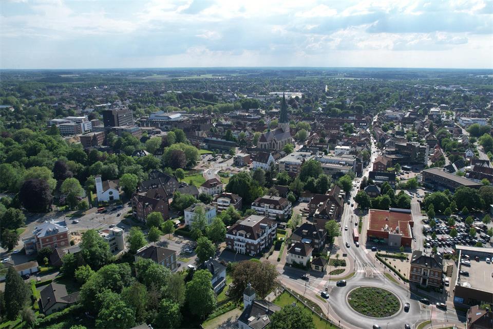 In der Kreisstadt Borken leben derzeit rund 43.000 Menschen.