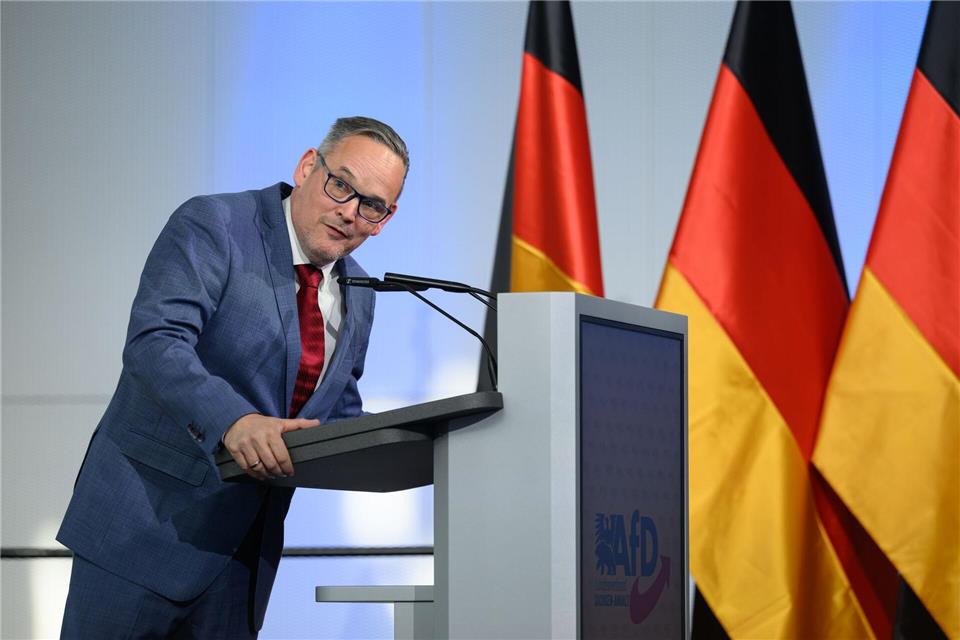 In der Kritik: AfD-Politiker Martin Reichardt. (Archivbild)Hendrik Schmidt/dpa