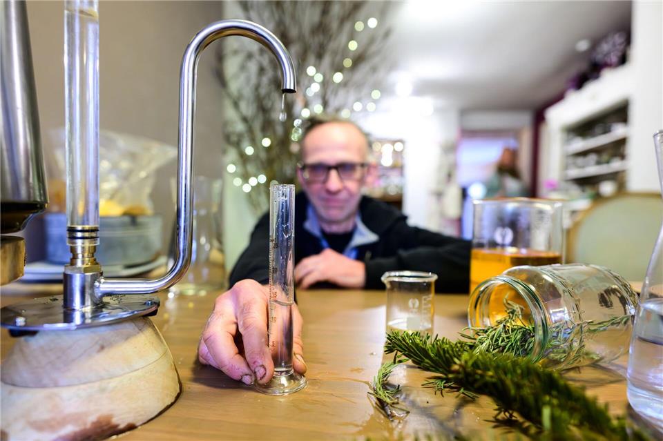 In der Lüneburger Heide werden die Zutaten für Arzneien und Kosmetik aus der Natur geholt.Philipp Schulze/dpa