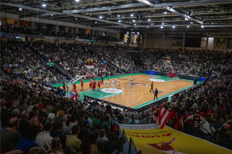 In der Nähe der SWT Arena planen die Gladiators Trier den Bau eines eigenen Campus. (Archivbild)Harald Tittel/dpa