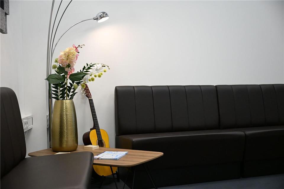 In der „Seafarers‘ Lounge“ können Crewmitglieder von Kreuzfahrtschiffen eine Pause machen. Katrin Luxenburger/dpa