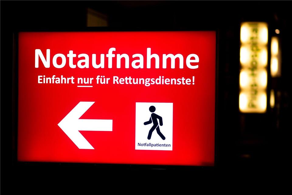 In der Silvesternacht herrscht Hochbetrieb in Notaufnahmen. (Symbolbild)Hauke-Christian Dittrich/dpa