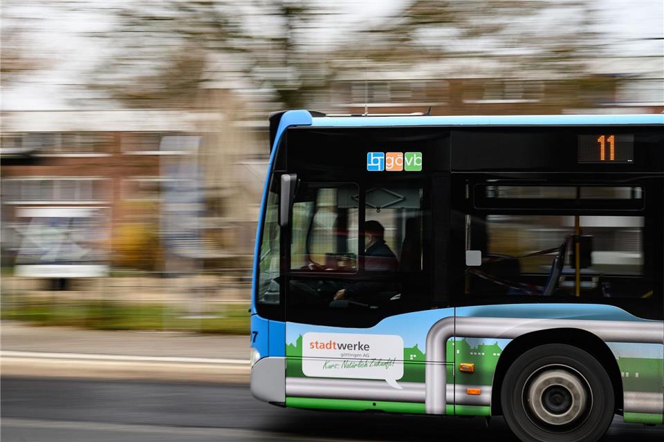 In der Stadt Göttingen stiegen kaum Menschen auf den Bus um. (Symbolbild)Swen Pförtner/dpa