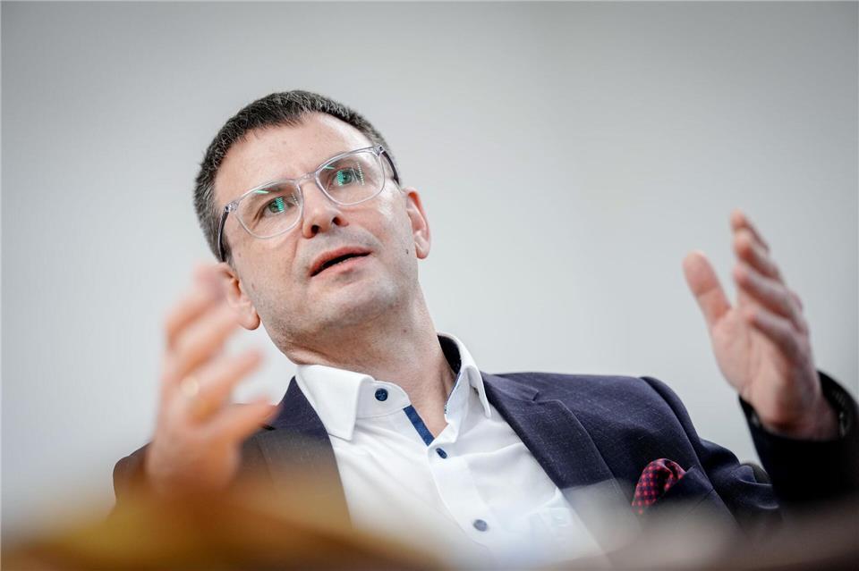 In der Ukraine sei „Loitering Munition“ für etwa 70 Prozent aller Abschüsse verantwortlich, sagt TDW-Geschaftsführer Andreas Seitz.Kay Nietfeld/dpa