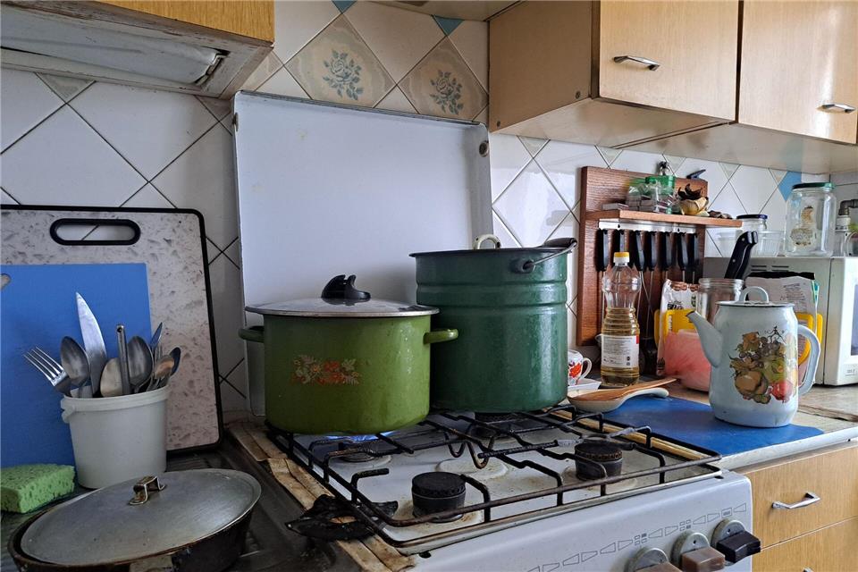 In der Ukraine sind Gasherde für viele Menschen in der Winterkälte eine Rettung. (Archivbild)Andreas Stein/dpa