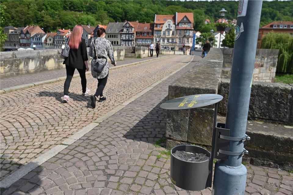In der Vergangenheit störten Zigarettenstummel das historische Panorama.Swen Pförtner/dpa