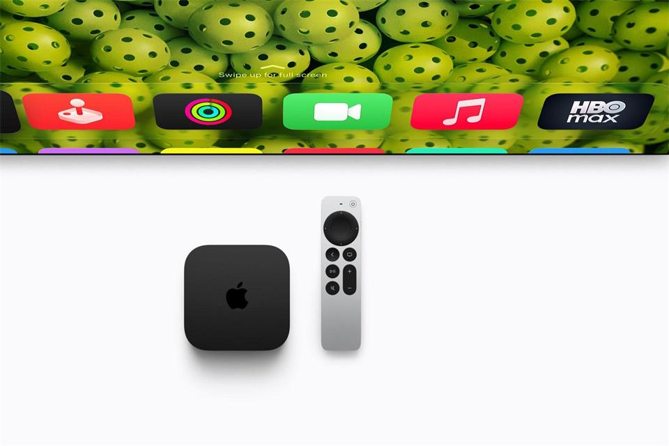 In der neuen Apple-TV-4K-boxen stecken drei Fernfeldmikrofonen mit Echounterdrückung zur freihändigen Sprachsteuerung.Apple/dpa-tmn