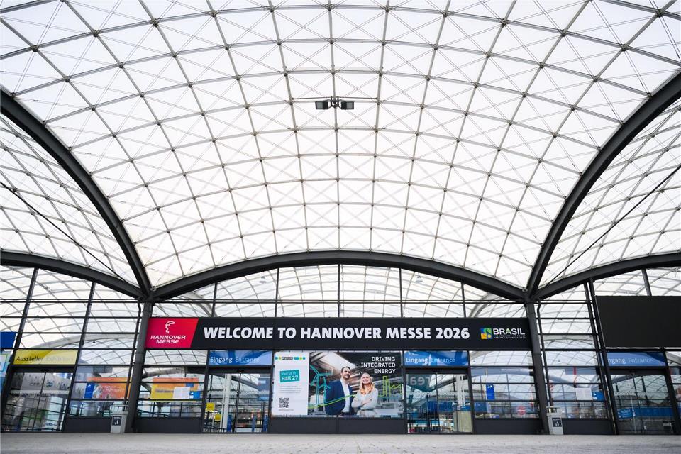 In diesem Jahr kamen rund 110.000 Besucherinnen und Besucher zur Hannover Messe. (Archivbild)Julian Stratenschulte/dpa