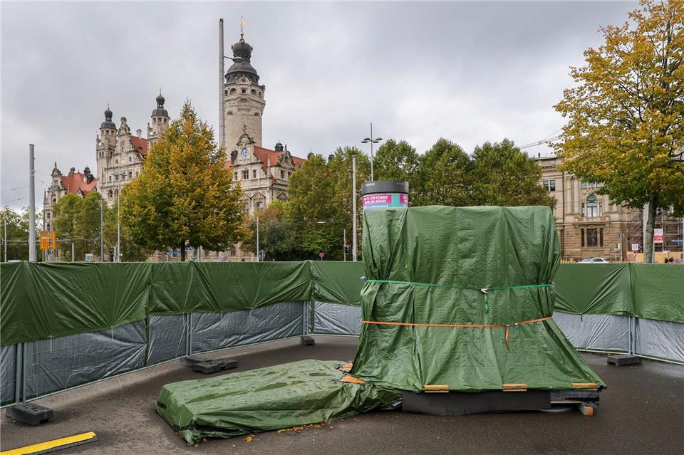 Grundstein für Leipziger Einheitsdenkmal wird gelegt In diesem Jahr wird der Grundstein für das Einheitsdenkmal gelegt.Jan Woitas/dpa