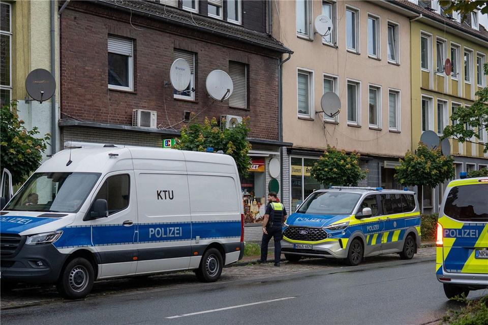 In einem Café in der Hammer Innenstadt wurden die zwei Männer verletzt. Max Lametz/dpa