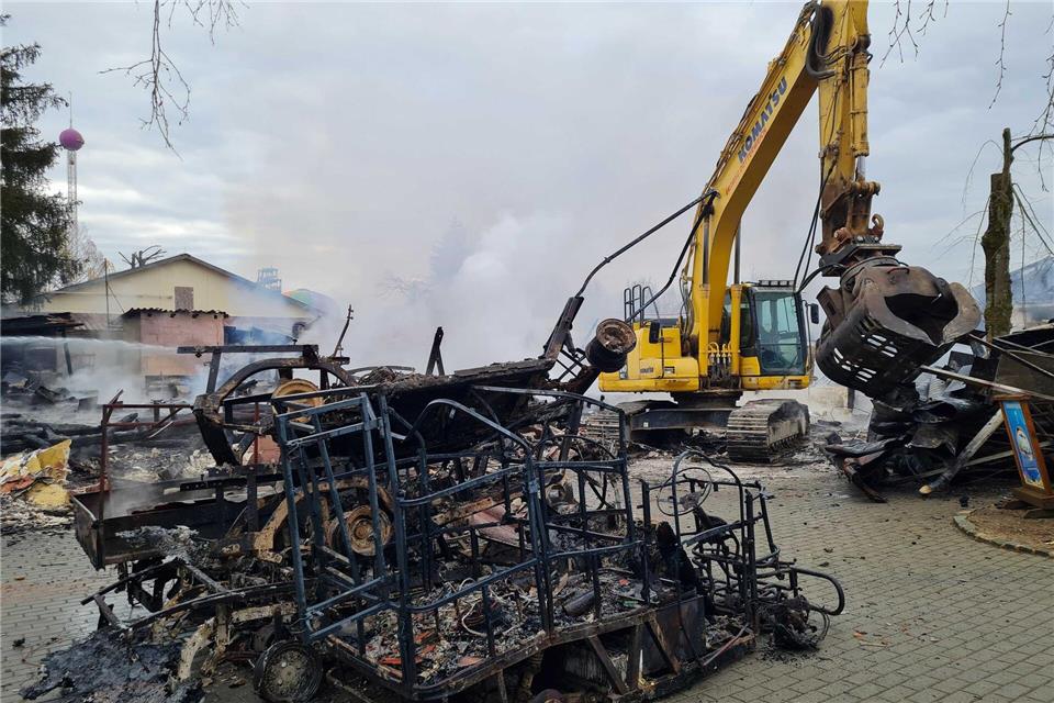 In einem Restaurant des „Freizeit-Landes“ brach ein Feuer aus. Pia Bayer/dpa