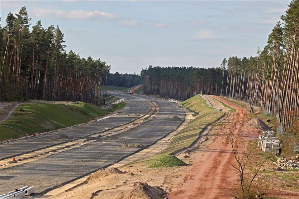 In einem Waldstück bei Gardelegen sollen erneut Bäume gepflanzt werden - als Ausgleich für die Verlängerung der A14. (Archivbild)Peter Gercke/dpa-Zentralbild/dpa