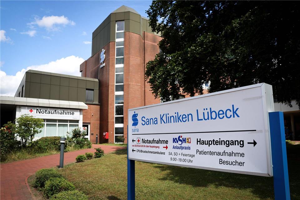 In einen Ersatzneubau der Sana Kliniken in Lübeck fließen 180 Millionen Euro. Christian Charisius/dpa