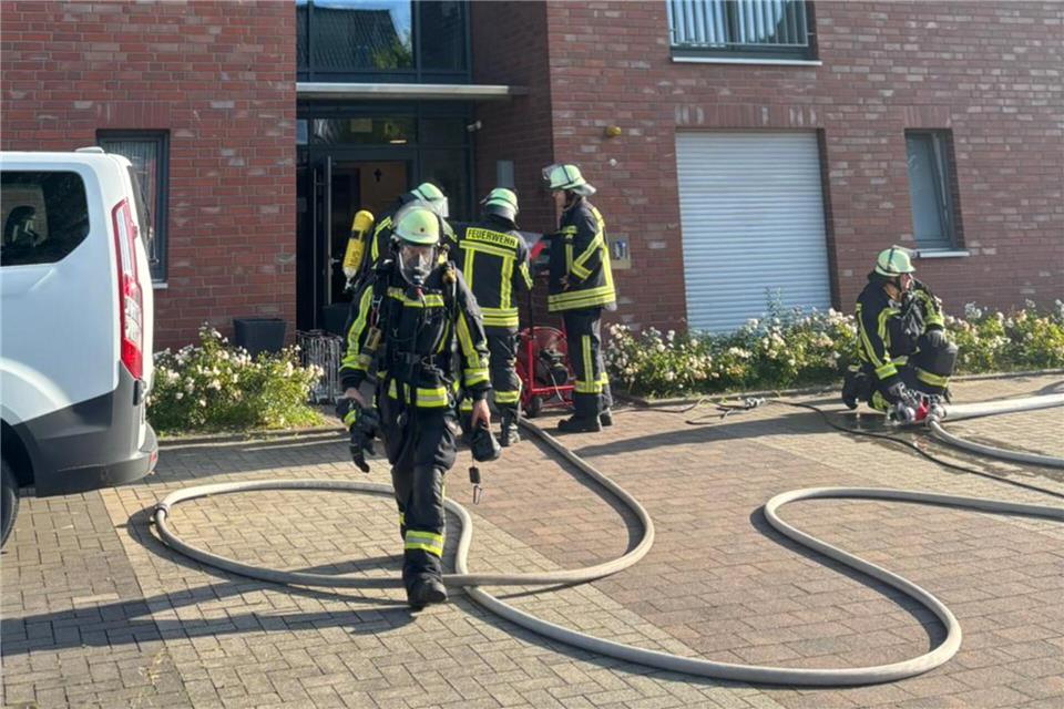 In einer betreuten Wohnstätte an der Schulstraße kam es am Donnerstagmorgen zu einem Brand.