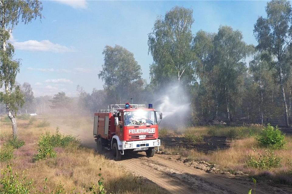 In fünf Kreisen gilt die Waldbrand-Gefahrenstufe 4, in einem die höchste Stufe 5. (Symbolbild)Cevin Dettlaff/dpa