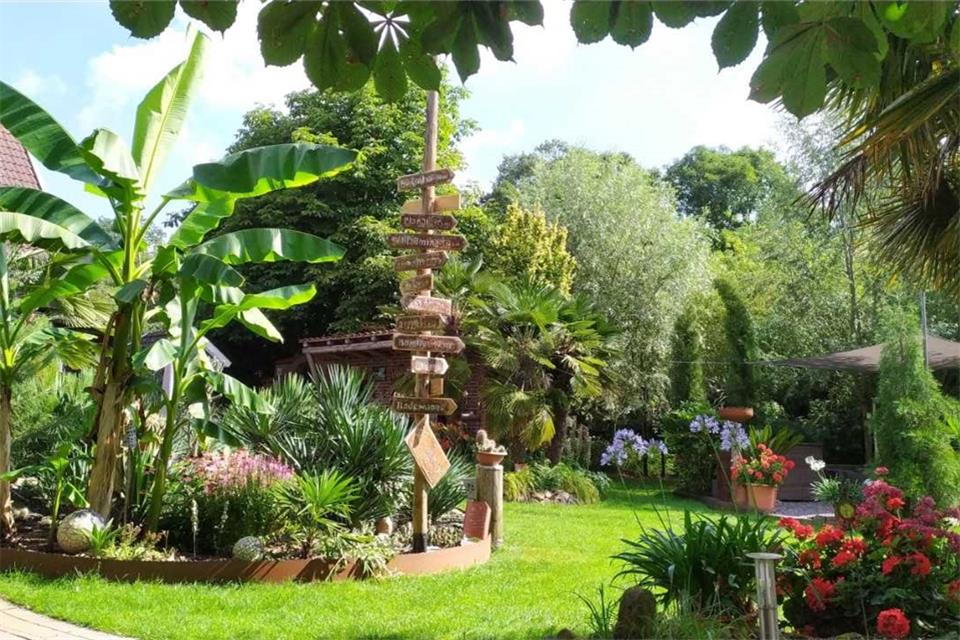 In ihren Palmengarten lädt die Familie Seggewiß wieder ein.