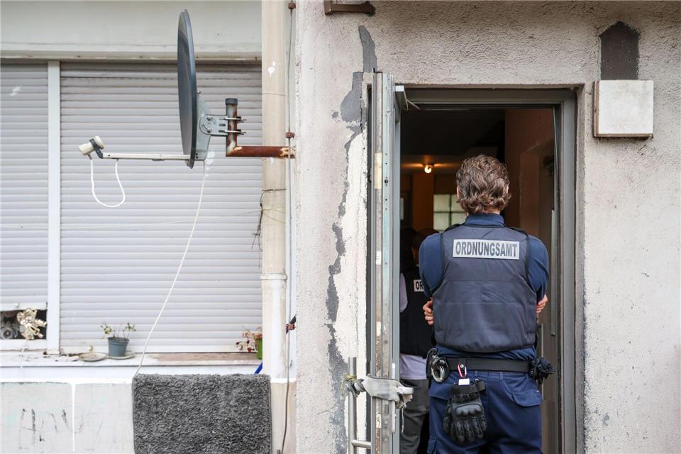 In mehreren Städten von Nordrhein-Westfalen fanden Kontrollaktionen statt.---/dpa