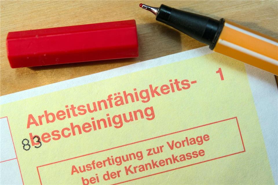 In soziale Berufen gab es besonders viele Fehltage. (Symbolbild)Patrick Pleul/dpa