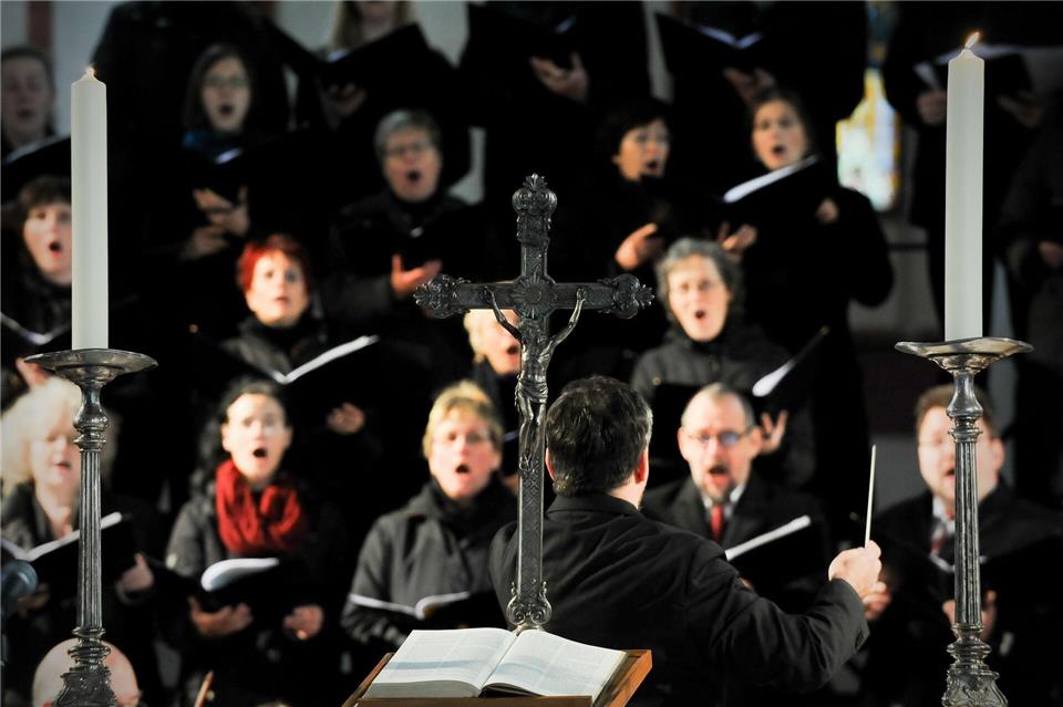 In vielen Kirchen verändert sich das Bild der klassischen Chormusik. Anstiege verzeichnen Kinder- und Gospelchöre und kurzzeitige Projekte. (Symboldbild) Oliver Mehlis/dpa-Zentralbild/dpa