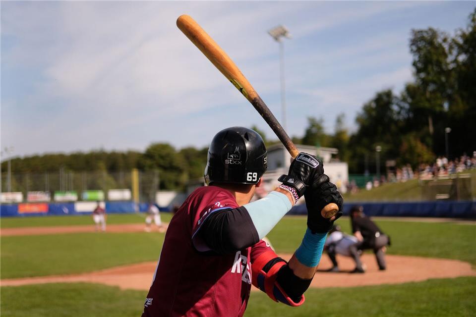 In vielen Ländern ist Baseball Kult - auch in Deutschland wollen die Verbände die Sportart weiter nach vorne bringen.Niklas Graeber/dpa