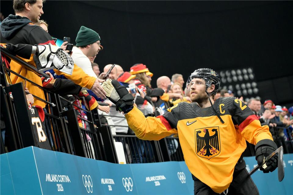 In zwei Jahren kann die deutsche Eishockey-Nationalmannschaft wieder mit all ihren NHL-Stars spielen wie zuletzt bei Olympia. Peter Kneffel/dpa