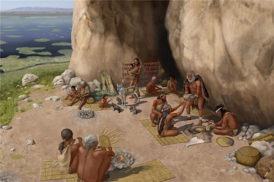 In zwei Studien belegen Forscher die weite Verbreitung der Hunde bereits vor Einführung der Landwirtschaft.--/Kathryn Killackey/Springernature/dpa