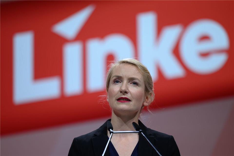 Ines Schwerdtner bewirbt sich beim Potsdamer Parteitag erneut um einen Platz in der Doppelspitze. (Archivbild)Hendrik Schmidt/dpa