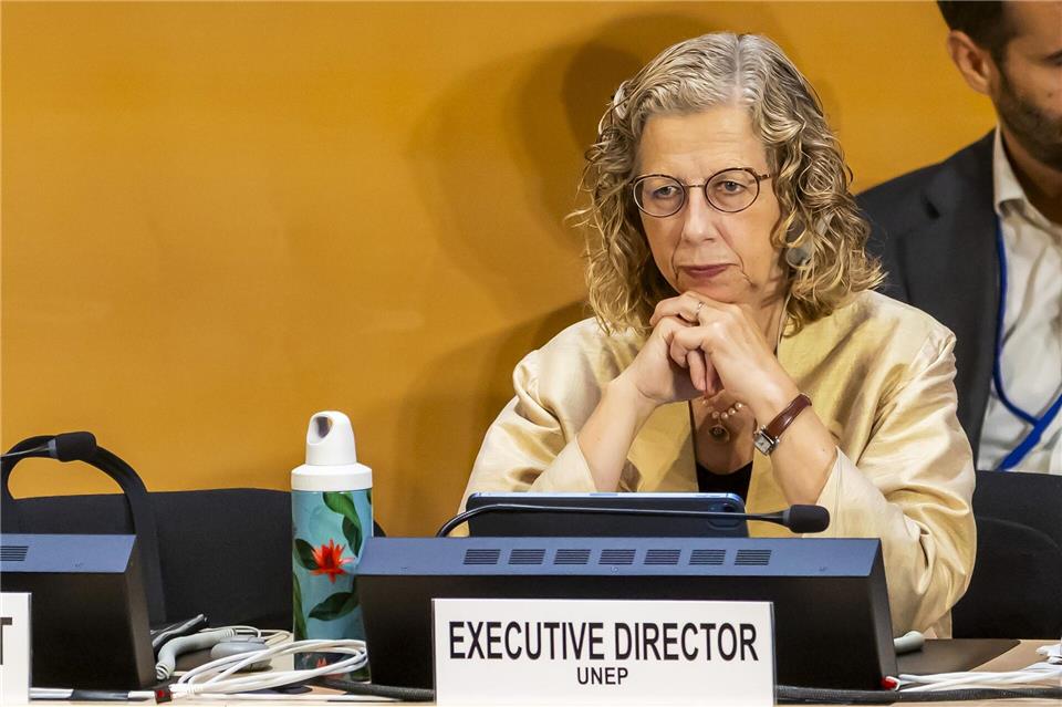 Inger Andersen, Exekutivdirektorin des UN-Umweltprogramms, stellte den globalen Umweltausblick vor. (Archivbild)Salvatore Di Nolfi/KEYSTONE/dpa